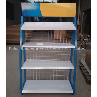 قفسه نمایش لوازم جانبی خودرو سبک مدرن H850mm با رنگ آبی