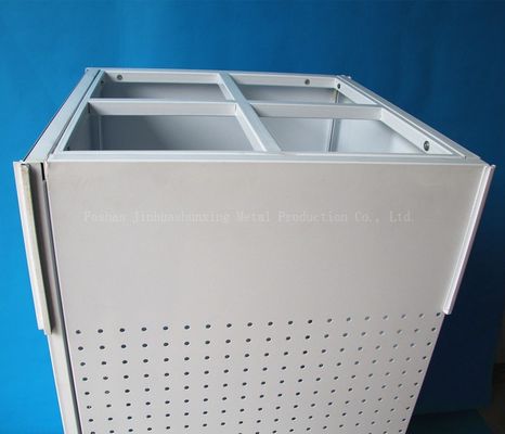 540 میلی متر طول 1440 میلی متر قفسه نمایش چرخش ارتفاع ، صفحه Pegboard چرخان چهار طرفه