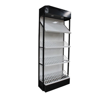 طول 960 میلی متر ارتفاع 2300 میلی متر لوازم جانبی اتومبیل نمایش قفسه نمایش چهار طبقه قفسه های تجاری