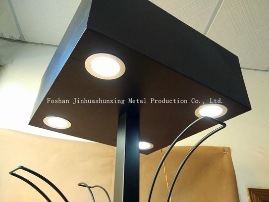 قفسه صفحه نمایش لوازم جانبی خودرو L700mm W700mm ، صفحه نمایش کلاه ایمنی با قلاب می ایستد