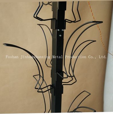 قفسه صفحه نمایش لوازم جانبی خودرو L700mm W700mm ، صفحه نمایش کلاه ایمنی با قلاب می ایستد