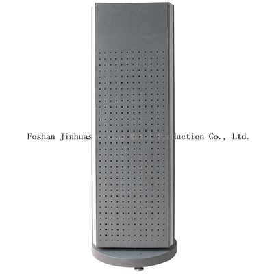 کف پایدار L400mm W400mm کف ایستاده Pegboard Spinner Rack 3 طرف