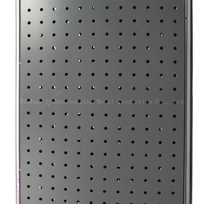 کف پایدار L400mm W400mm کف ایستاده Pegboard Spinner Rack 3 طرف