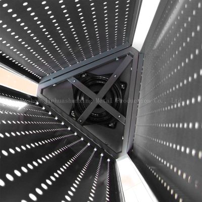 کف پایدار L400mm W400mm کف ایستاده Pegboard Spinner Rack 3 طرف