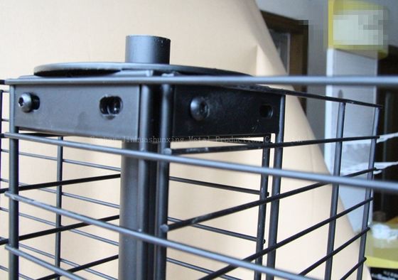 چهارطرفه W500mm H1800mm Rack Display Rack ck قفسه نمایش لوازم جانبی تلفن همراه با قلاب