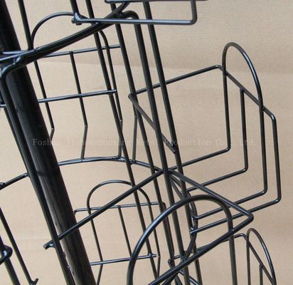 524 میلی متر طول 1708 میلی متر ارتفاع چرخش ادبیات قفسه ، Spinner Book Rack 360 درجه