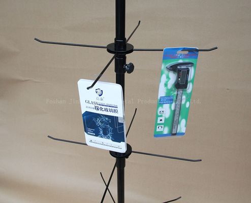 3 ردیف 550mm عرض 1780mm ارتفاع صفحه نمایش چرخان قفسه برای مورد تلفن