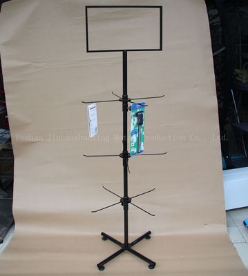 3 ردیف 550mm عرض 1780mm ارتفاع صفحه نمایش چرخان قفسه برای مورد تلفن