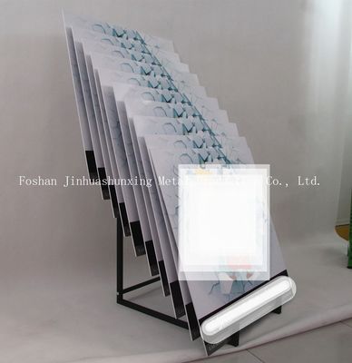 ارتفاع 753 میلی متر عرض 400 میلی متر کاشی نمونه قفسه نمایش برای نمایشگاه سرامیک