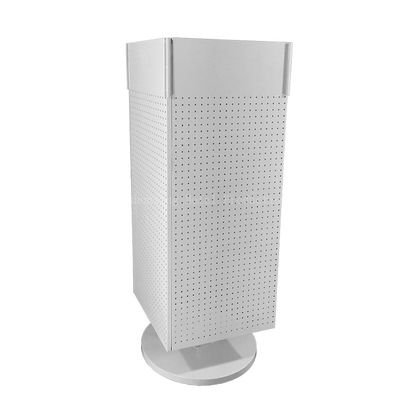 540 میلی متر طول 1440 میلی متر قفسه نمایش چرخش ارتفاع ، صفحه Pegboard چرخان چهار طرفه