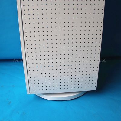540 میلی متر طول 1440 میلی متر قفسه نمایش چرخش ارتفاع ، صفحه Pegboard چرخان چهار طرفه