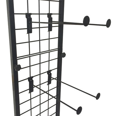 عرض 300mm عرض 1800mm ارتفاع رک سازنده لباس ، پایه آویز Chappal سیاه و سفید