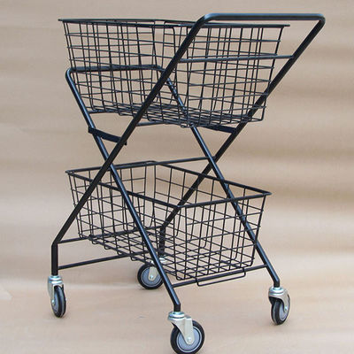 قفسه ذخیره سازی تجهیزات ورزشی دو لایه H950mm W600mm ، قابل حمل تاشو توپ تنیس