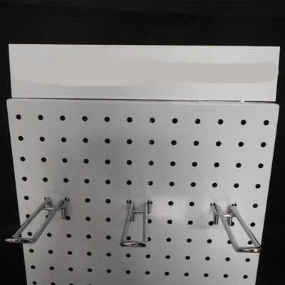 آرم سفارشی 380 میلی متر عرض 589 میلی متر ارتفاع Pegboard ابزار رک کف ایستاده