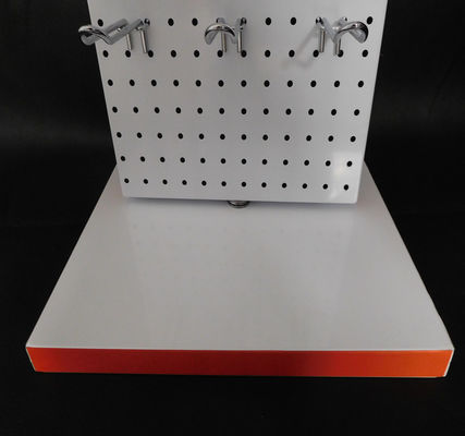 آرم سفارشی 380 میلی متر عرض 589 میلی متر ارتفاع Pegboard ابزار رک کف ایستاده