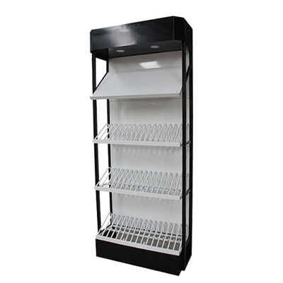 طول 960 میلی متر ارتفاع 2300 میلی متر لوازم جانبی اتومبیل نمایش قفسه نمایش چهار طبقه قفسه های تجاری