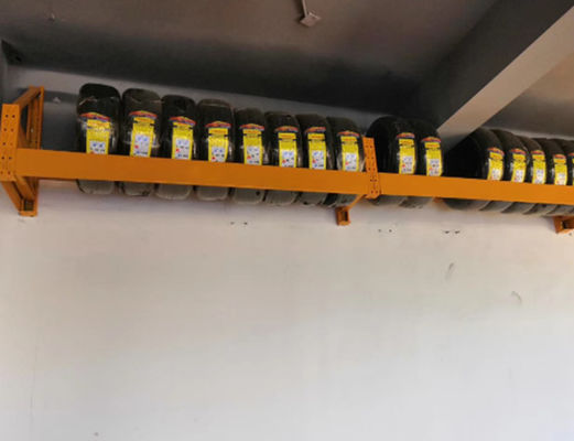LH Custom Logo Heavy Duty Tack Rack Rack ، دیوار آویزان رک تایر ضخیم ، قفسه نمایش فولادی برای فروشگاه