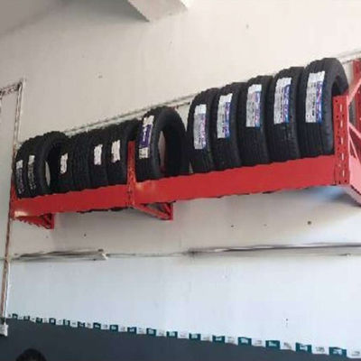 LH Custom Logo Heavy Duty Tack Rack Rack ، دیوار آویزان رک تایر ضخیم ، قفسه نمایش فولادی برای فروشگاه