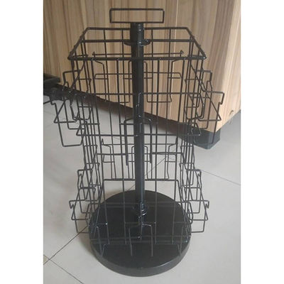 دسک تاپ ارتفاع 609 میلی متر عرض 318 میلی متر رک نمایشگر چرخشی برای کارت