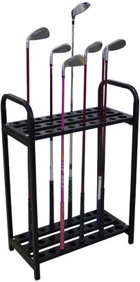 4 X 10.5 X 29 اینچ Golf Bag Organizer Club Display Rack Putter with 9 Hole