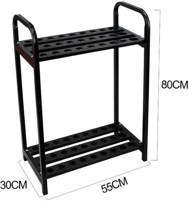 4 X 10.5 X 29 اینچ Golf Bag Organizer Club Display Rack Putter with 9 Hole