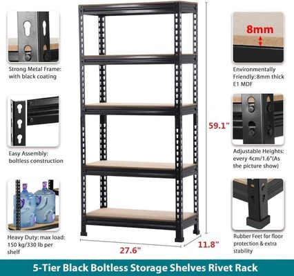 3 Pack Heavy Duty 5 Tower Warehouse Storage Storage Stars Garage قفسه بندی واحد قابل تنظیم 59 اینچ