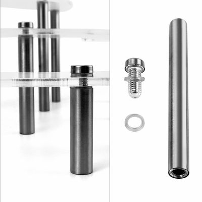 Clear Acrylic Display Stand 1 Pack Half Moon Server مجموعه کیک های دسر